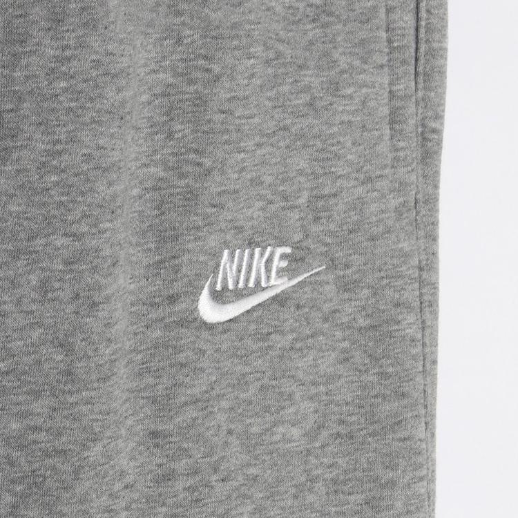 Nike Solid Logo Cuffed Casual Pants Kids Pants Gray 822891-063
