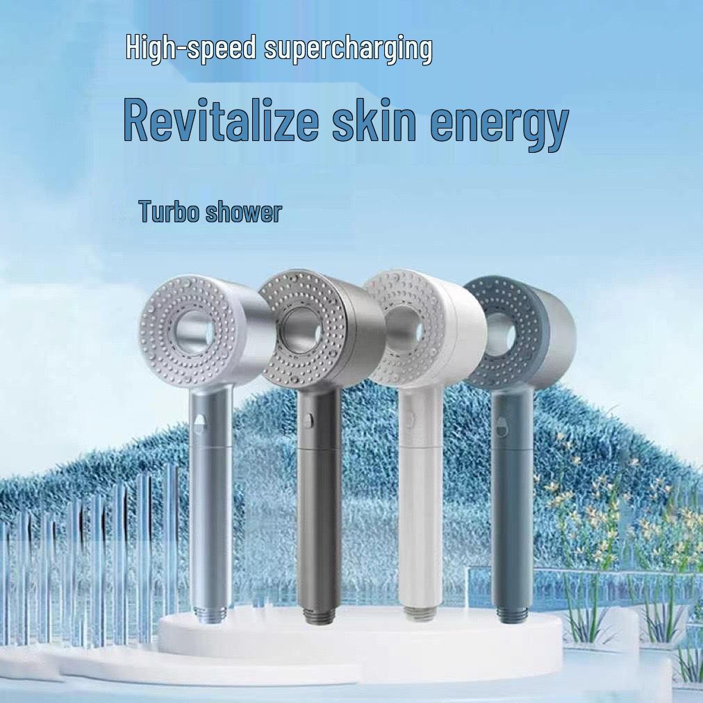 Popular German Turbo Shower Head with Large Output and Five-Speed Filter
