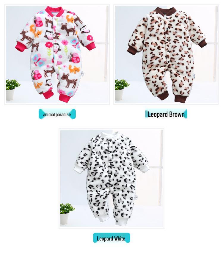 Baby Flannel One-Piece Sleeping Bag Pajamas - Cute, Stylish, Cozy for Boys and Girls (Early Spring and Late Autumn)