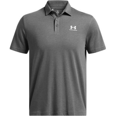 Polo a maniche corte sportiva casual da esterno con stampa logo iconico Uomo Polo Rino-Grigio 1386608-025