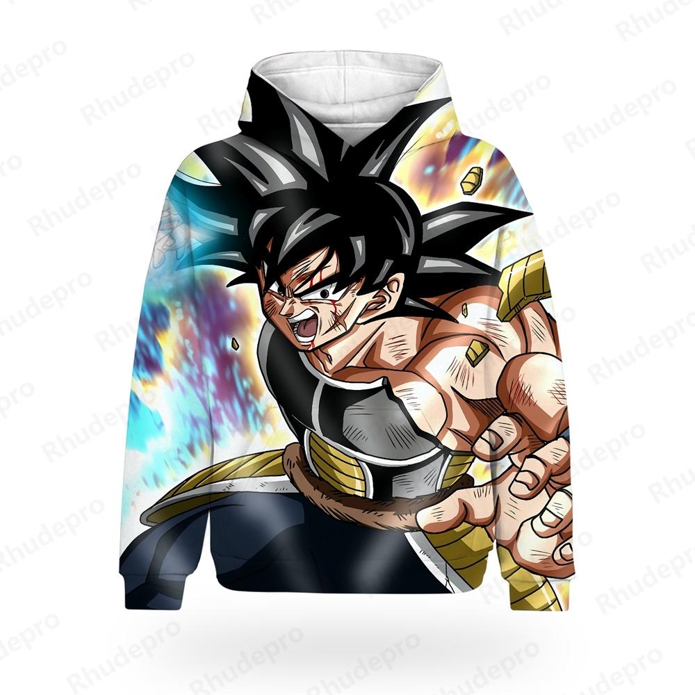 Boy Clothes Men Goku Harajuku Style Vegeta High Street Dragon Ball Couple Outfit Gym Hoodie Man Long Sleeve Tee Tops 2025