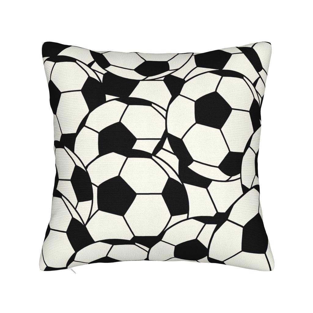 Pillow Cover Soccer Football Print Morden Pillow Case For Office Car Home Decor Pillowcases