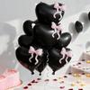 5Pcs Butterfly Birthday Balloons Heart Shaped Aluminum Film Balloons Party Supplies Wedding Valentine'S Day Room Decor