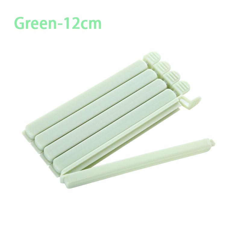 

10PCS Bag Clips Food Snack Sealing Clip12/15.5cm Portable Kitchen Storage Accessories Tool Elastic Buckle Package Bag Clamp 2026