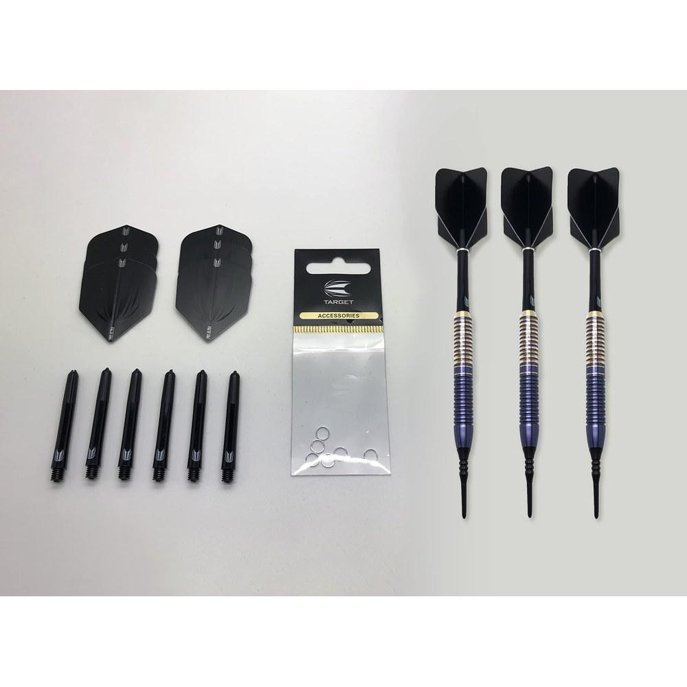 Target Darts TEAM PRO Series KEITA ONO Brass 18G 2BA Darts Set with Case