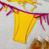 Fashionable Women's Split-Back Bikini Swimsuit Sportswear