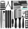 26-Piece Stainless Steel Pedicure Kit, Foot File Callus Remover, Toenail Clippers, Nail File, Professional Manicure Set