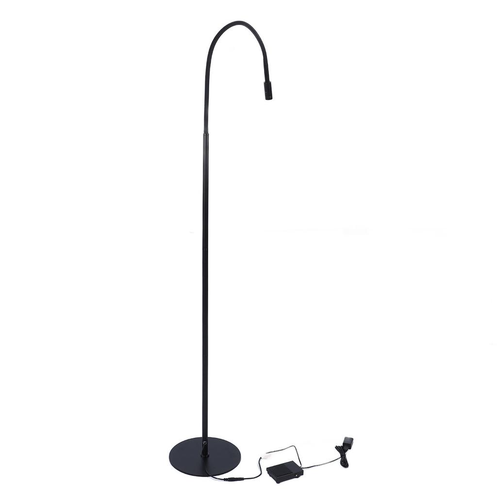 Eyelash Extension UV Lamp with Foot Pedal Control Enhance Lash Longevity Adjustable Gooseneck UV