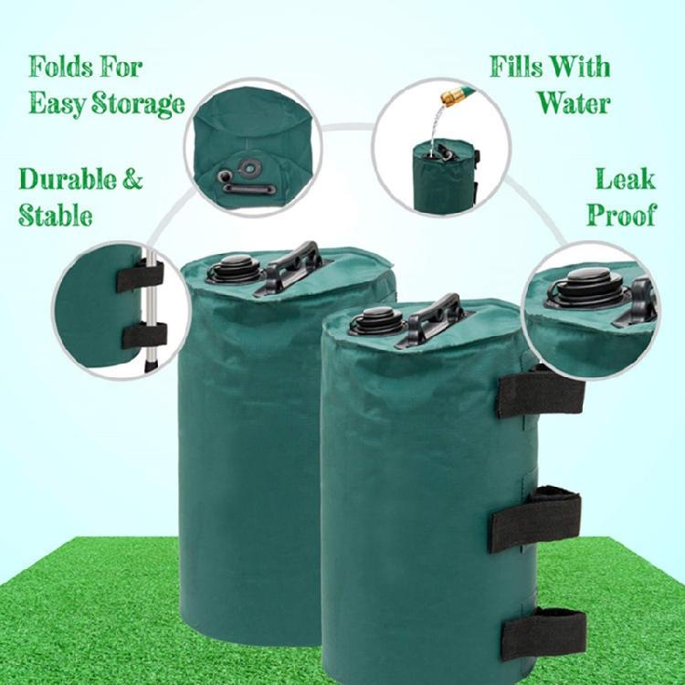 Zelt Wassersack PVC Überdachung Verstärkter Wassersack Halterung Befestigt Sandsack Outdoor Zelt Befestigter Wassersack Beintasche