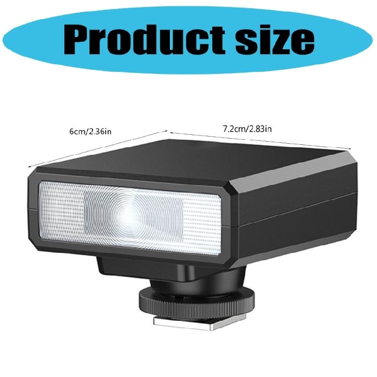 Hot Shoe Mount Flash 6000K Color Temperature Hot Shoe Mount Replacement For DSLR Camera Photography Accessories