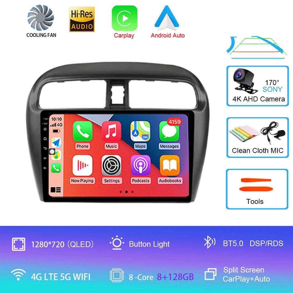 Android 14 Car Radio For Mitsubishi Mirage Attrage 2012-2018 Space Star 2014 Gps Navigation Stereo Multimedia