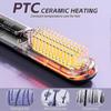 Cordless Hair Straightener Brush, Gobrush Pro Effortless Hair Styling, Fast Heated Wireless Mini Hair Brush