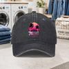 Miami Style gewaschene Baseballkappe verstellbar leichte Schirmmütze für Partys Mode Outfits Geburtstagsgeschenk