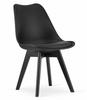 Modern Scandinavian Chair For The Kitchen Dining Room Mileo Premium Black Eco