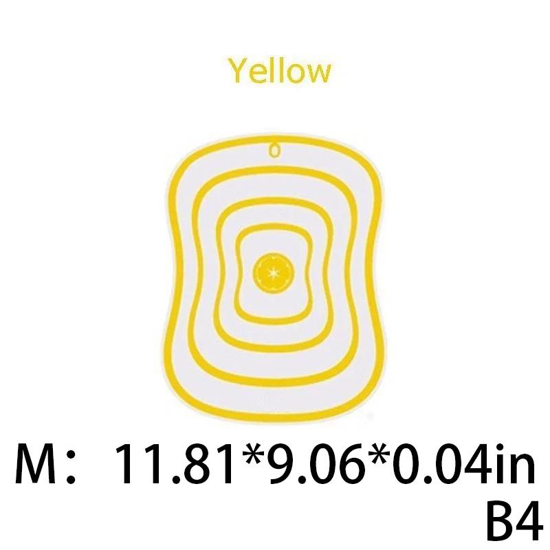 Three Sizes Colored Line Kitchen Non-Slip Chopping Blocks Tool Flexible Transparent Cutting Board Kitchen Pp Cutting Boards
