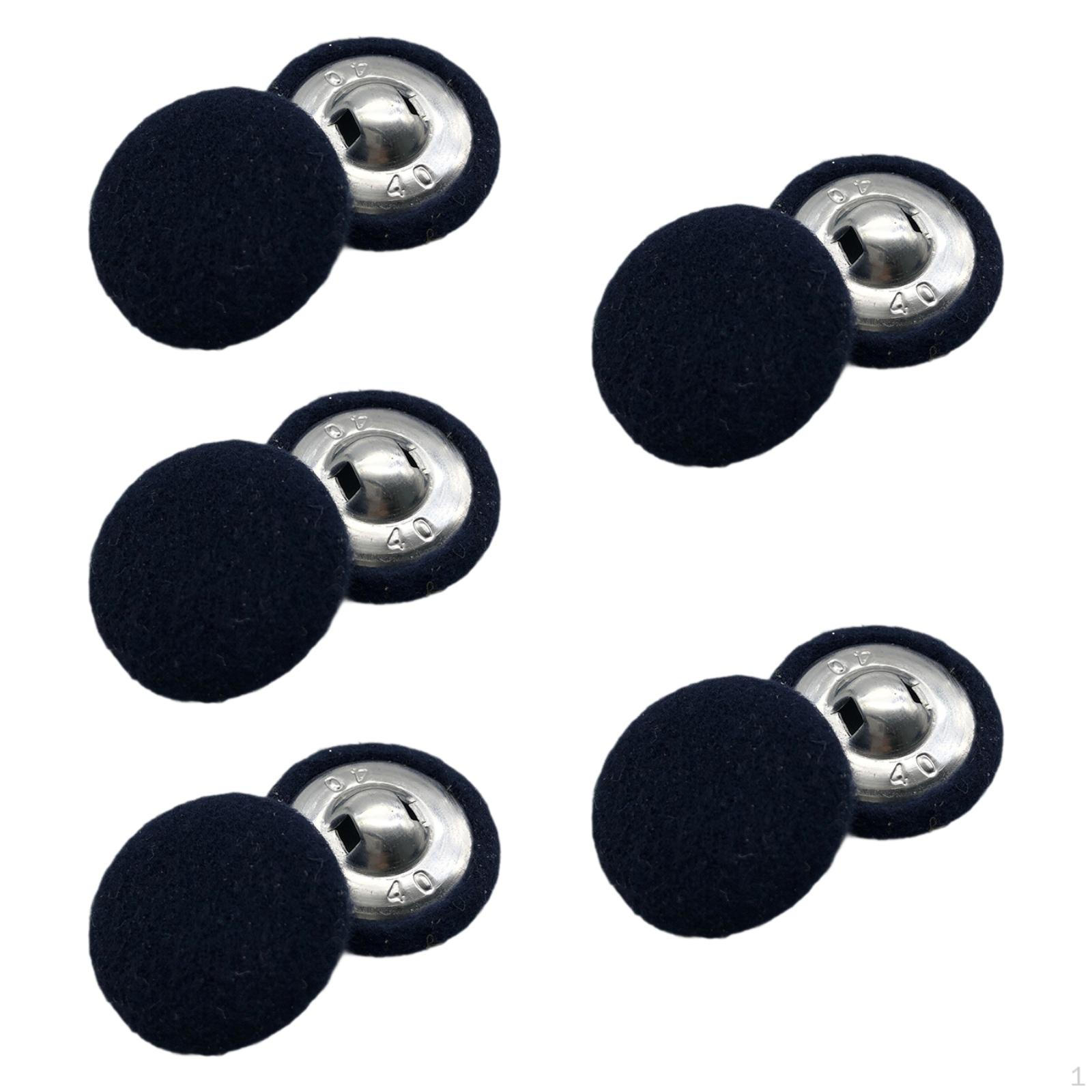 

10 - -fabric Cloth Cover Buttons That Sew 20 Mm Shaft for Clothing Sweaters білий