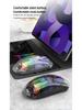 Xuanyinhu XYH20proRGB Wireless Bluetooth Transparent Gaming Mouse with Screen Charger