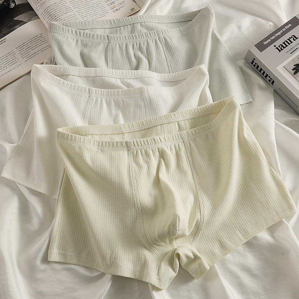 Men's Skin Friendly and Breathable Four Cornered Underwear Youth Men's Flat Cornered Underwear