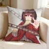 EErased Anime KKayo HHinazuki  Pillow Case Square DoubleSided Sofa Cushion Cover Bedroom Bedside Pillow