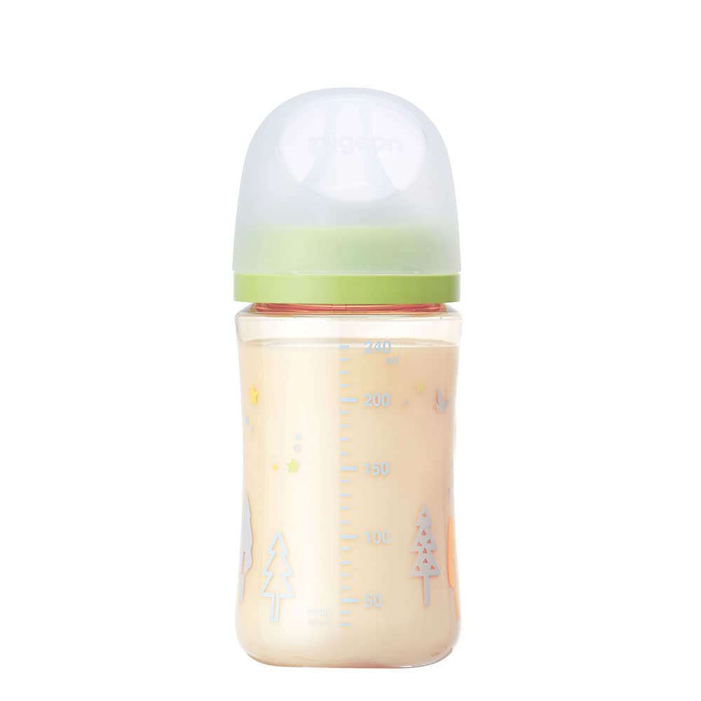 Pigeon Breastfeeding for babies 3 months and made of lightweight and and used in medical Bottle, 240ml, older, high-quality plastic,