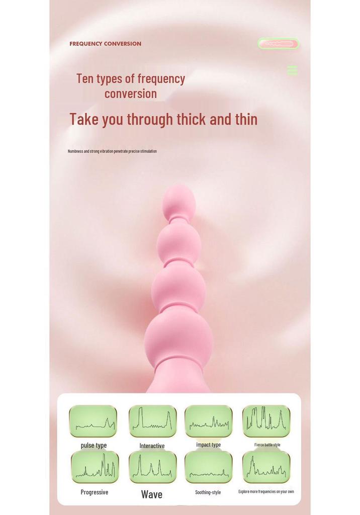 Yuepao Dragon Ball Multi-Vibration Rear Entry Massager for Women