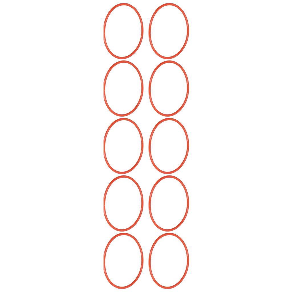 10Pcs Rubber Sealing Ring Circular Accurate Durable HeatResistant Smooth Neat Valve Plate Sealing