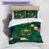 Rapid Wien FC Printed 3PCS Bedding Set Breathable Duvet Cover with Pillowcases Decorative Bed Linen for Bedroom Home