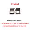 10-100PCS USB Charge Port Jack Dock Connector Charging Board For Huawei Honor 10 20 Lite X5 Plus X6 X6A X7 X7A Play X7B X8 4G 5G