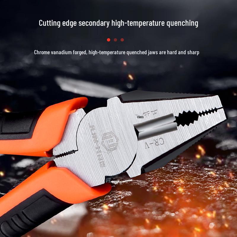 Langlebige Multifunktions-Industrie-Spitz- und Seitenschneiderzange für Elektriker und den Haushalt.