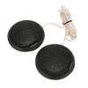 Pair Car Mini Dome Tweeter 20W 105dB Round Speaker Stick On Flush Mount Universal Accessory
