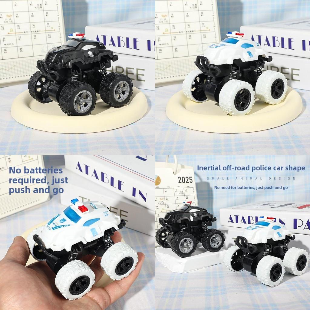 Off Road Police Car Toy With Inertia Drive Durable Plastic Model For Kids Play
