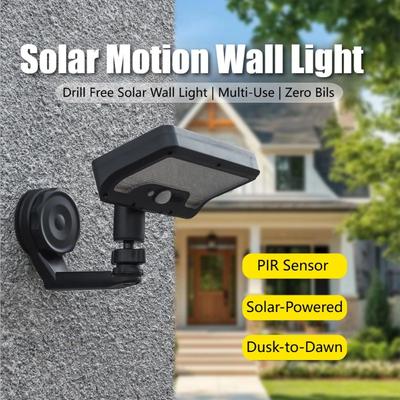 Lampă de Securitate Solară de Exterior cu Senzor de Mișcare 3 Moduri de Luminozitate Bază Magnetică Design Impermeabil pentru Perete Gard Poartă Verandă