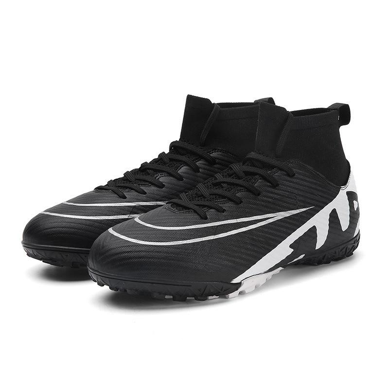 2025 new high-top football shoes AG long nails TF broken nails youth men's and women's shoes training competition sports shoes