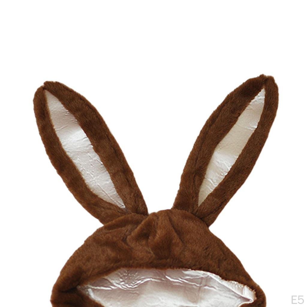 Hat Party Favors Costume Winter Animal Theme Cozy Adults Photograph Prop with Adjustable Ears