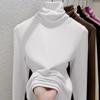Cashmere Protein Double-sided German Velvet Bottoming Shirt for Women's Autumn and Winter Long-sleeved T-shirt Heating and Warm Top