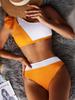 Sexy Bikini 2025 Women High Waist Ruffle Swimsuit Female One Shoulder Swimwear Bathers Bathing Swimming Suit Summer Beachwear