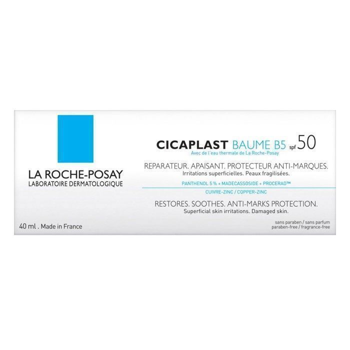 Baume réparateur - La Roche Posay - Cicaplast B5 - SPF50 - 40ml - Peaux sensibles