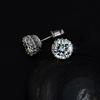 Women Simple Casual Zircon Earring Elegant All-match Ear Studs Party Jewelry