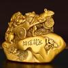 Brass Zodiac Rat Figurine The Fifth Rat of The Zodiac Bringing Wealth and Prosperity Home Office Desks Decor