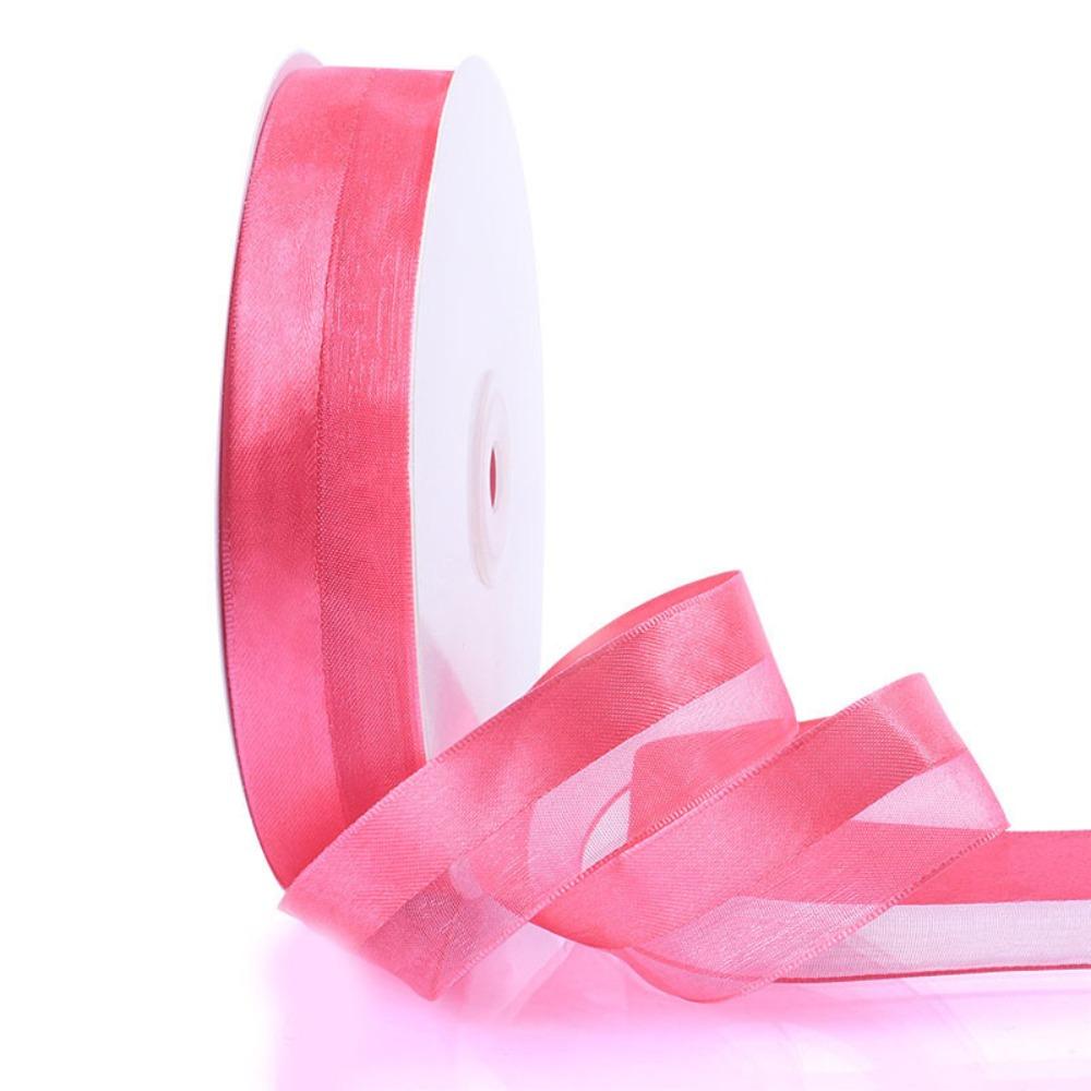 DIY Gift Wrapping Solid Satin Ribbons Bridal Bouquets Handmade Bows Single Face Ribbons Shiny Cake Packaging Bouquet Ribbons