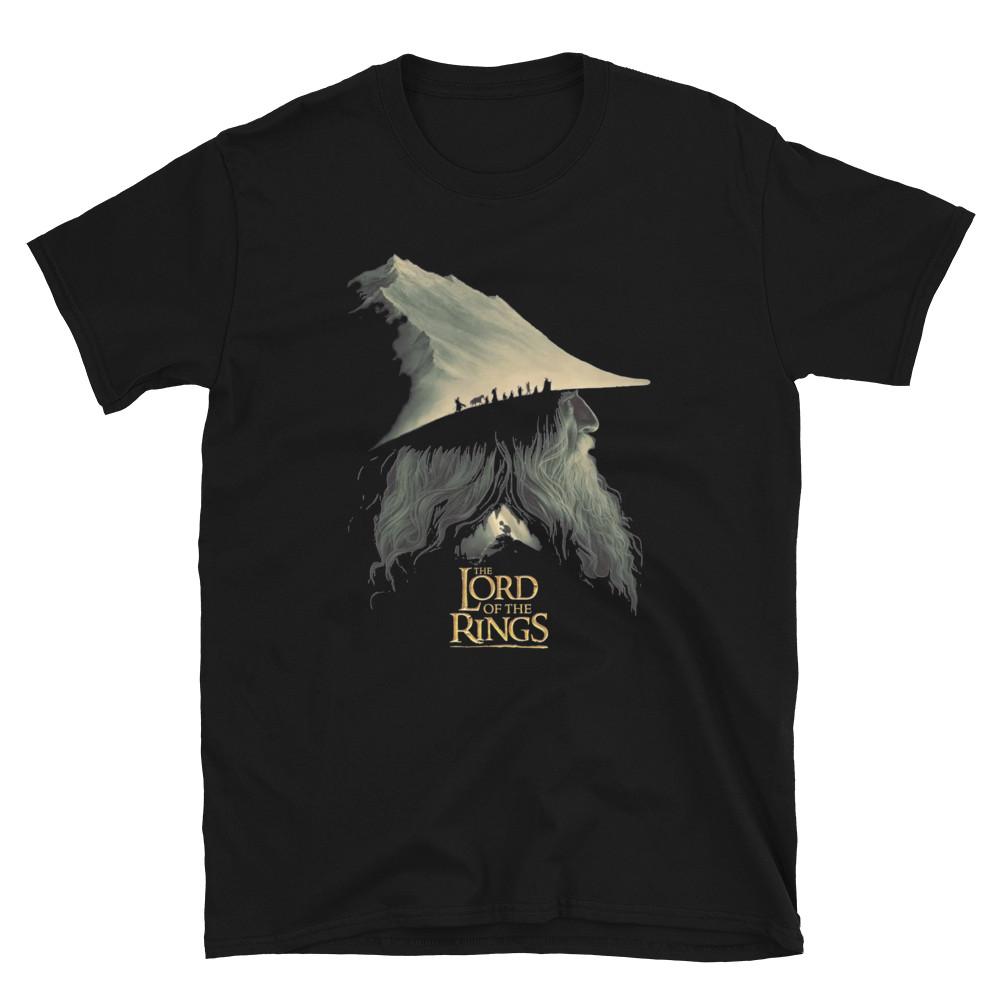 SMOKING GANDALF HOBBIT LORD OF THE RINGS PRINTED  TSHIRT Unisex T-Shirt XXXL