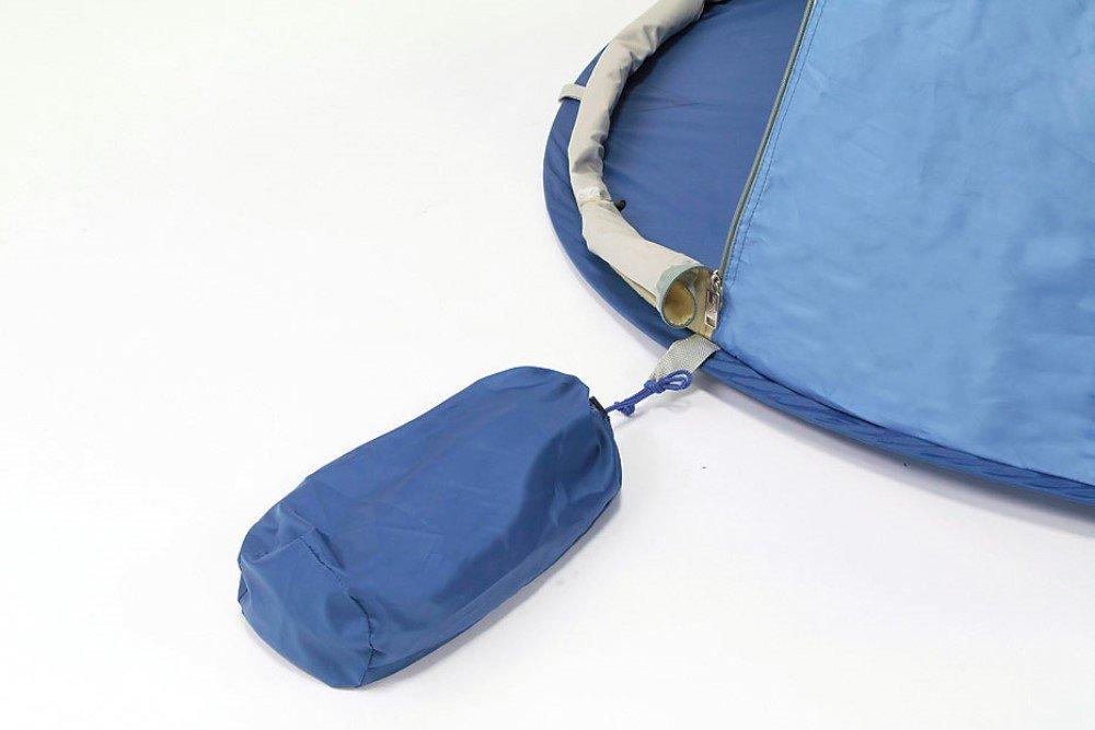 Captain Stag Shiny Resort Pop-Up Shelter UV Blue UA-4 Camping Tent, 120 X 220 X 100cm (4.9 X 8.9 X 3.9 Inches)