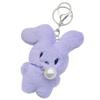 Lovely Cartoon Rabbits Bear Keychain Decors Bag Ornament Stylish Key Adornment Key Holder Suitable for Everyday Use