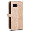 For Google Pixel 8a Case Shockproof PU Leather Flip Wallet Phone Cover with Strap