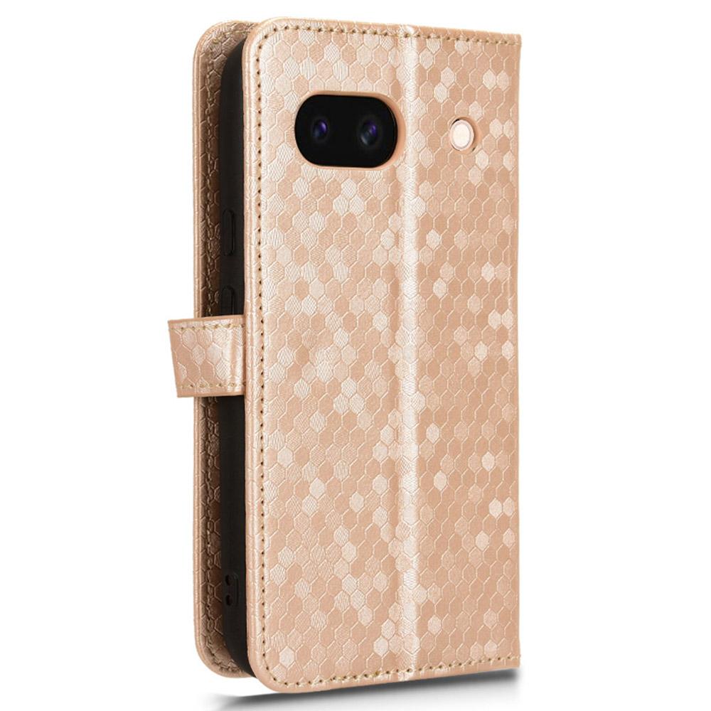 For Google Pixel 8a Case Shockproof PU Leather Flip Wallet Phone Cover with Strap