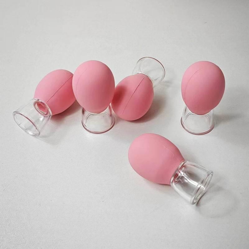 Dispositivo de Ventosaterapia de Silicone para Beleza dos Olhos - Frasco Absorvente de Umidade para Condicionamento dos Vasos Colaterais
