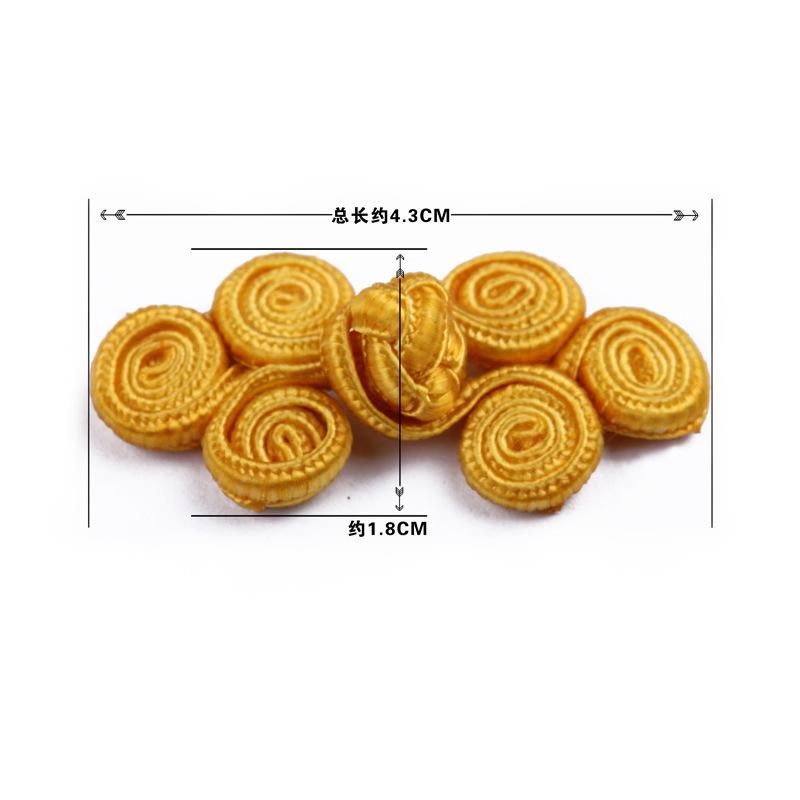 10 Pairs Retro Handmade Chinese Closure Buttons Knot Fastener for Sewing