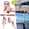 Kawaii Car Ornaments Sexy Suupaa Soniko Bunny Girl Girls Anime Statue Car Dashboard Sexy Doll Figurine Car Decorations High Quality