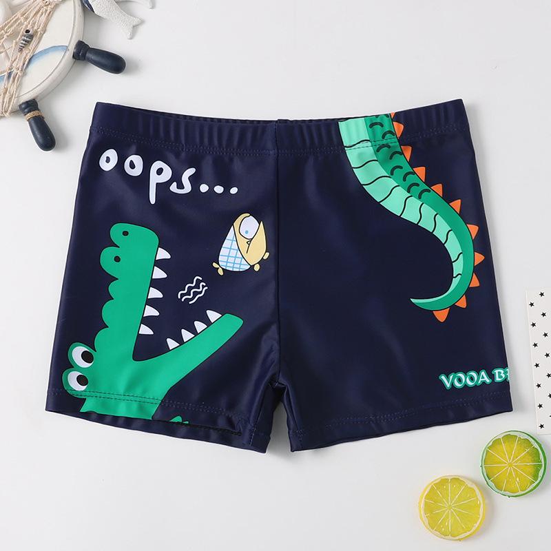 Baby Jungen Badehose mit Cartoon-Print und Schnürung