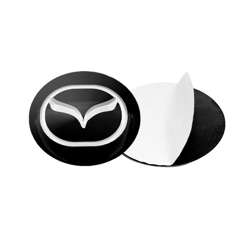 For Mazda 3 Alexa CX30 CX9 CX7 R360 CX-4 CX5 CX-5 CX8 CX-8 CX-30 56mm Car Tyre Wheel Center Hub Cap Badge Sticker Car Styling